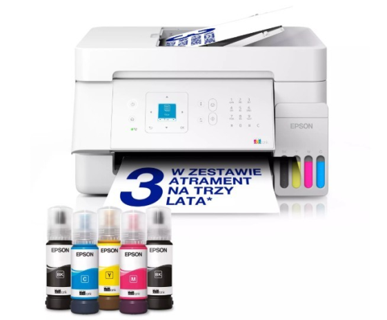 EPSON Urządzenie wielofunkcyjne MFP ITS L5396 color/A4/33ppm/FAX/W(LAN)/ADF30/biała - C11CL59404
