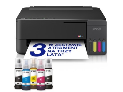 EPSON Drukarka ITS EcoTank L1350  kolor/A4/33ppm/USB/WLAND/3pl/3.1kg - C11CL65403