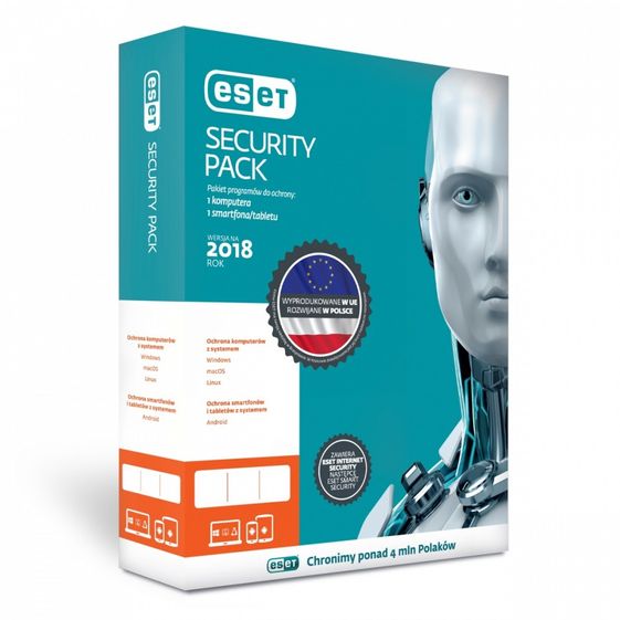 ESET Security Pack Box 1+1 2Y PL    ESP-N-2Y-2D - ESP-N-2Y-2D
