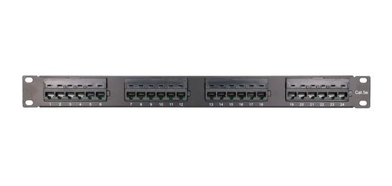 EXTRALINK Patchpanel CAT5E UTP 24 porty  - EX.17207