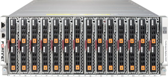 FORTINET FortiAnalyzer-BigData-4500F Hadoop based, horizontally scalable architecture for 300K logs/sec (EPS) retention out of box. This SKU includes all software blades for a complete system. Includes 14 blade servers, with 4x 40GbE QSFP or 2x 40GbE - FAZ-BD-4500F