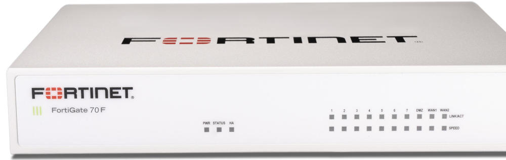 FORTINET FortiGate-70F Hardware plus 1 Year FortiCare Premium and FortiGuard Unified Threat Protection (UTP) - FG-70F-BDL-950-12