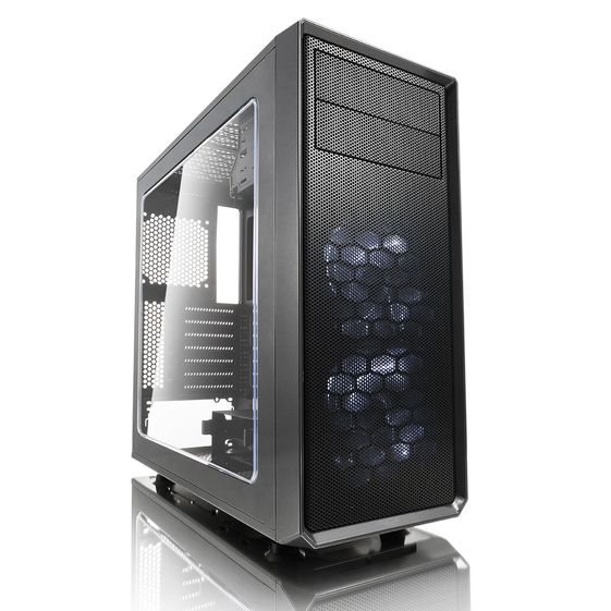 Fractal Design Focus G Window Gunmetal GRAY 3.5'HDD/2.5'SDD uATX/ATX/ITX  - FD-CA-FOCUS-GY-W