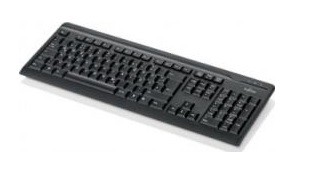 FUJITSU Klawiatura KB410 USB Black US S26381-K511-L402 - S26381-K511-L402