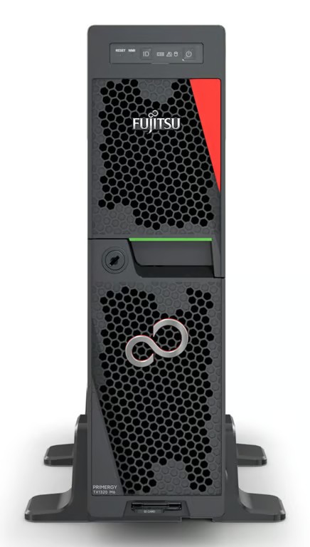 FUJITSU Serwer Primergy TX1320 M6/SFF/ERP LOT9 Configuration/ XEON 6333P/32GB U 48002R/Kit Europe/IRMC Advanced Pack/IRMCS6 ELCM LIC/PSU DUMMY/MOD PSU 500W TI - VFY:T1326SC133IN