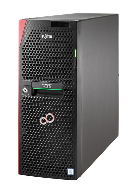 FUJITSU Serwer TX1330M4 E-2224 1x8GB NOHDD 2x1Gb DVD-RW 1xPSU 1YOS VFY:T1334SX260PL - VFY:T1334SX260PL