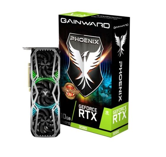 GAINWARD Karta graficzna GeForce RTX 3080 Phoenix GS 10GB GDDR6X 320bit HDMI/3DP LHR - 471056224-2010