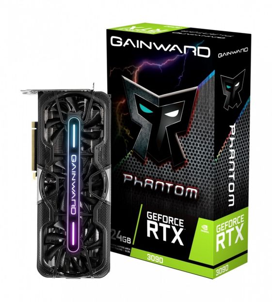 GAINWARD Karta graficzna RTX 3090 Phantom 24G GDDR6X 384bit 3DP/HDMI  - 471056224-2058