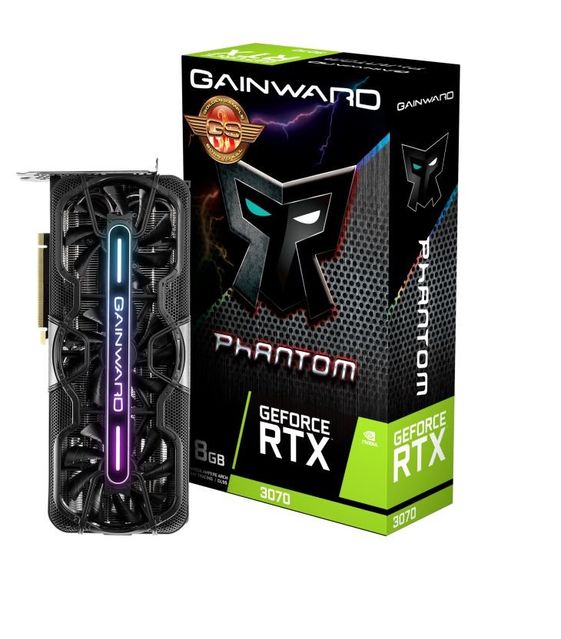 GAINWARD Karta graficzna GeForce RTX 3070 Phantom GS 8GB GDDR6 256bit HDMI/3DP LHR - 471056224-2201