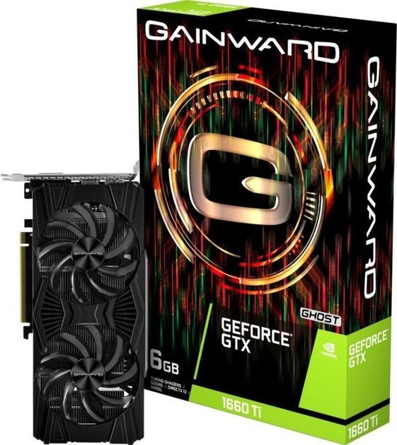 GAINWARD Karta graficzna GeForce GTX 1660Ti Ghost 6GB GDDR6 192bit HDMI/DP/DVI - 471056224-2836