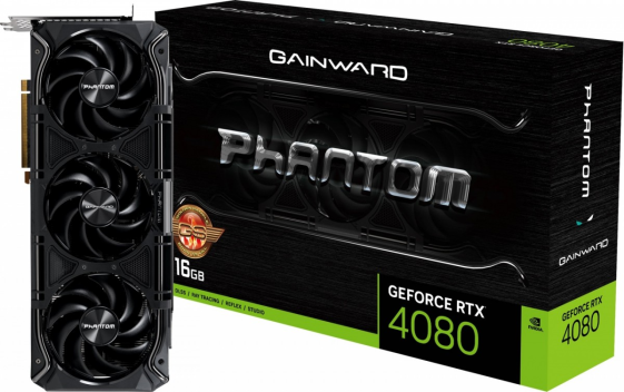 GAINWARD Karta graficzna GeForce RTX 4080 Phantom GS 16GB GDDR6X 256bit HDMI/3DP - 471056224-3499