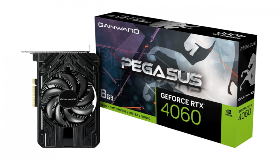 GAINWARD Karta graficzna RTX 4060 PEGASUS 8GB GDDR6 128bit 3DP/HDMI  - 471056224-4083