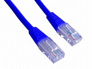 GEMBIRD Patch cord kat.5e osłonka zalewana 3M niebieski - PP12-3M/B