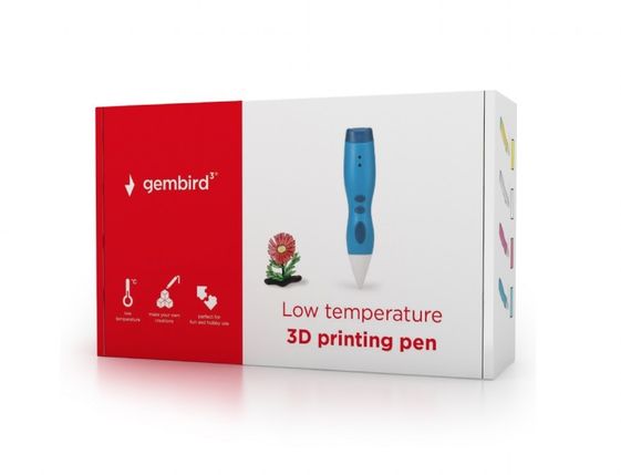 GEMBIRD Długopis do druku 3D PCL/żołty - 3DP-PENLT-01