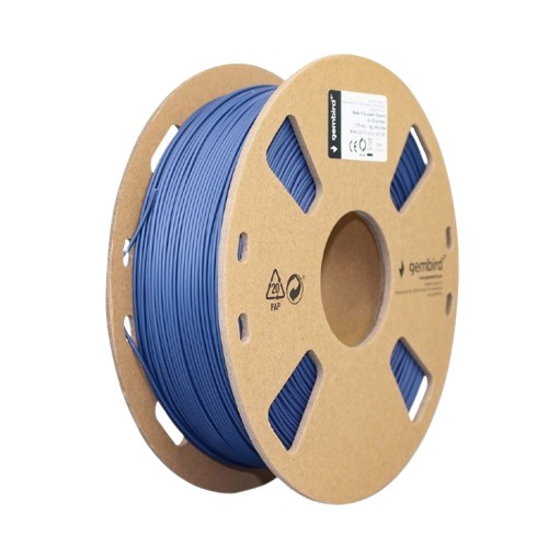 GEMBIRD Filament PLA matowy, 1,75 mm, 1 kg, ciemnoniebieski - 3DP-PLA-01-MTNB