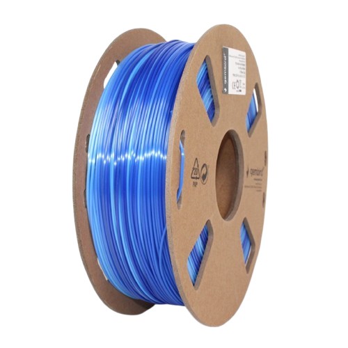 GEMBIRD Filament PLA Silk efekt lodowy, 1,75 mm, 1 kg, lodowy błękit do ciemnoniebieskiego - 3DP-PLA-SK-01-ICE