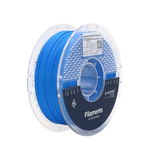 GEMBIRD Filament PLA High Speed, 1,75 mm, 1 kg, niebieski - 3DP-PLA1.75HY-01-B