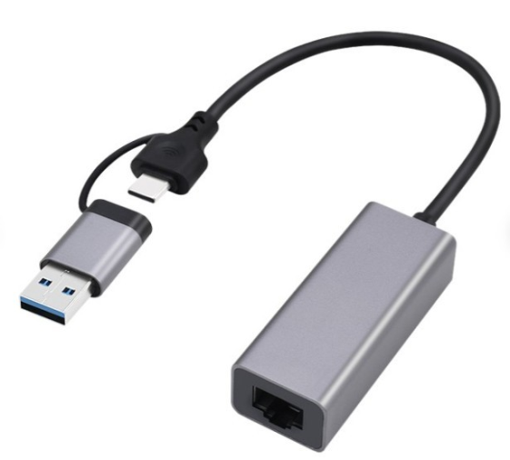 GEMBIRD Karta sieciowa USB 3.1 USB-A/USB-C 2.5 Gb/s  - A-USB3AC-LAN2G-01