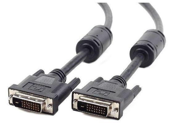GEMBIRD Kabel DVI-D(M)/DVI-D(M)(24+1) Dual Link Ferryt 3M Czarny  - CC-DVI2-BK-10