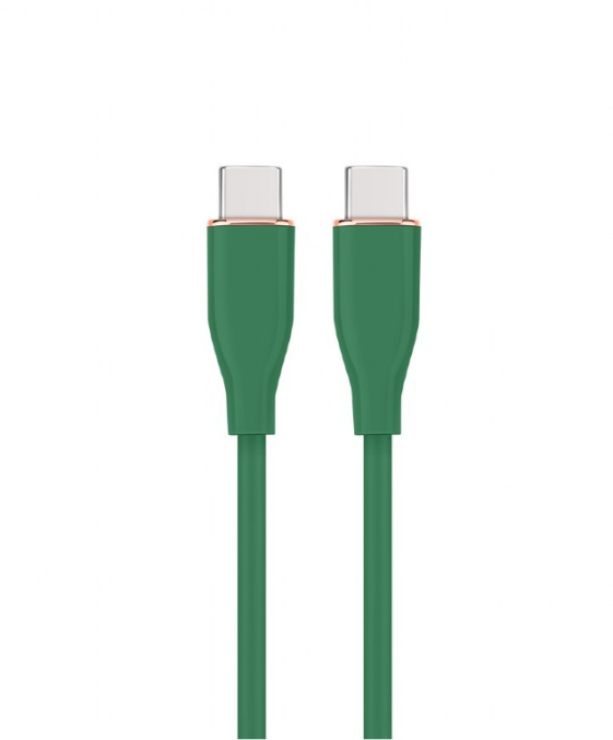 GEMBIRD Kabel USB C(M) do USB C(M) 1.5M zielony - CC-USB2S-CMCM-1.5M-G