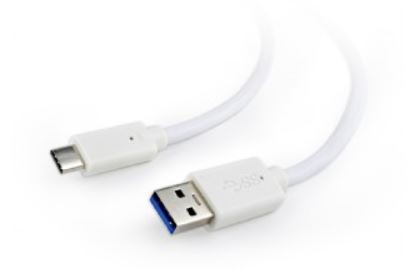 GEMBIRD Kabel USB 3.0 (AM/CM) 1.8m biały - CCP-USB3-AMCM-6-W