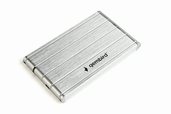 GEMBIRD Obudowa dla dysków 2.5 USB3.0/aluminium/srebrna - EE2-U3S-5-S