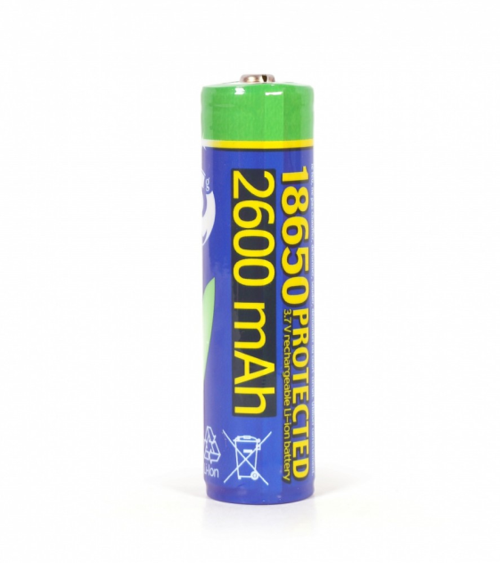 GEMBIRD Akumulator litowo-jonowy typ 18650 3,7V 2600 mAh  - EG-BA-18650/2600
