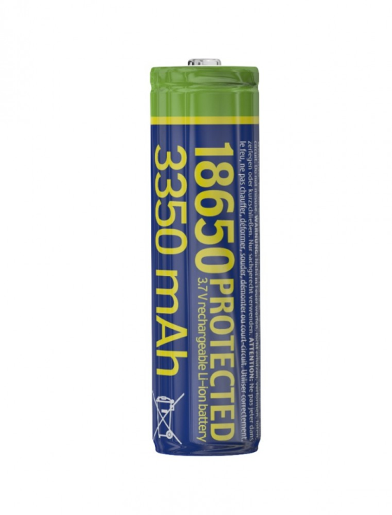 GEMBIRD Akumulator litowo-jonowy typ 18650, 3.7V, 3350mAh - EG-BA-18650/3350