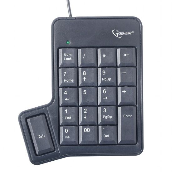 GEMBIRD Klawiatura numeryczna przewodowa  - KPD-UT-01