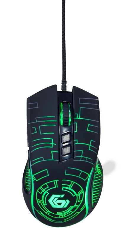 GEMBIRD Mysz gamingowa z podświetleniem RGB, USB czarna - MUSG-RGB-01