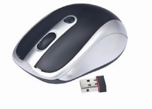 GEMBIRD Mysz bezprzewodowa Radio-Opto Silver MUSW-002  - MUSW-002