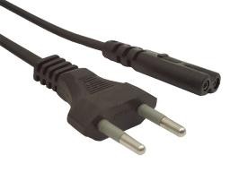 GEMBIRD Kabel zasilajacy do notebooka C8 2pin 1.8M VDE - PC-184-075-1.8M