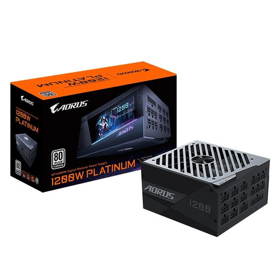 GIGABYTE Zasilacz P1200PM 1200W PFC AORUS 80PLUS PLATINUM ATX  - GP-AP1200PM