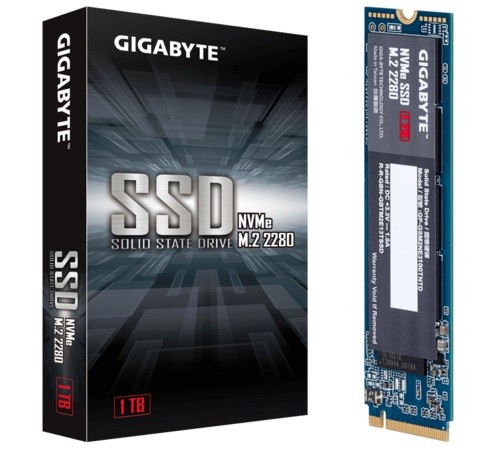 GIGABYTE Dysk SSD NVMe 1TB M.2 2280 2500/2100MB/s  - GP-GSM2NE3100TNTD