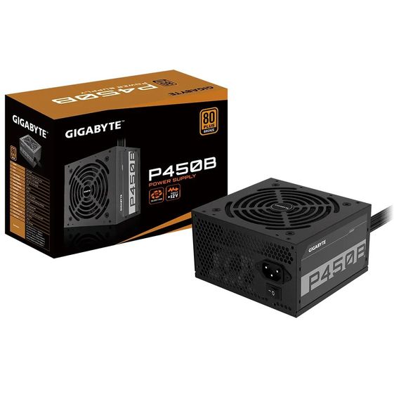 GIGABYTE Zasilacz P450B 450W 80PLUS BRONZE ATX - GP-P450B