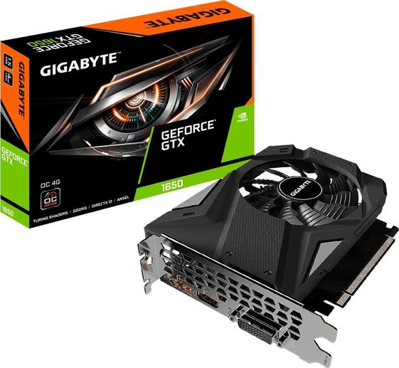 GIGABYTE Karta graficzna GTX 1650 D6 OC 4GB 128bit GDDR6 DP/HDMI/DVI 3.0  - GV-N1656OC-4GD 3.0