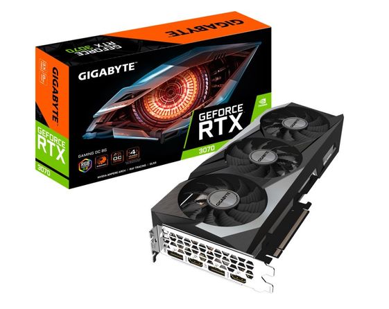 GIGABYTE Karta graficzna GeForce RTX 3070 GAMING OC 8GB 2.0 GDDR6 256bit LHR 2DP/2HDMI - GV-N3070GAMING OC-8GD 2.0