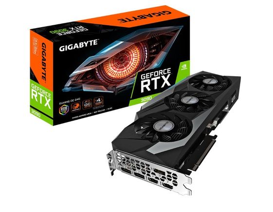 GIGABYTE Karta graficzna GeForce RTX 3090 GAMING OC 24GB GDDR6X 384bit 3DP/2HDMI  - GV-N3090GAMING OC-24GD