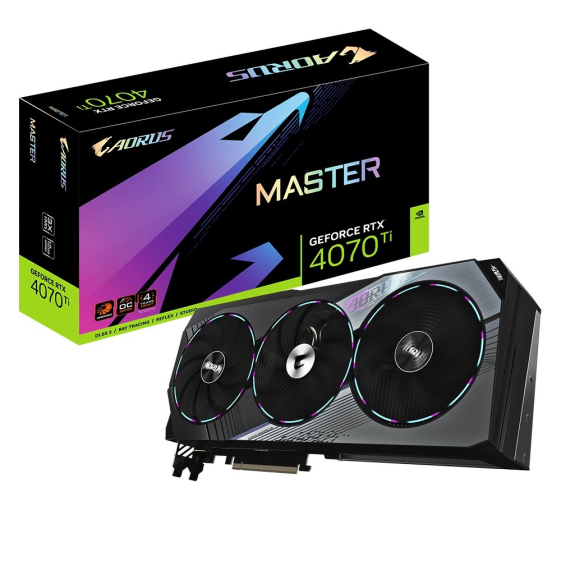 GIGABYTE Karta graficzna GeForce RTX 4070 Ti Master 12GB GDDR6X 192bit 3DP/HDMI - GV-N407TAORUS M-12GD
