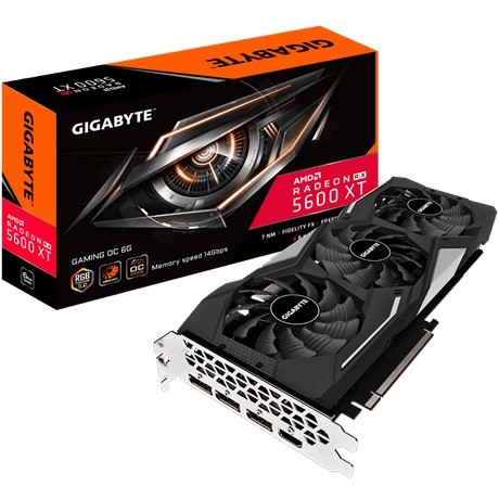 GIGABYTE Karta graficzna RX 5600 XT GAMING OC 6G 2.0 192bit GDDR6 3DP/HDMI  - GV-R56XTGAMING OC-6GD 2.0
