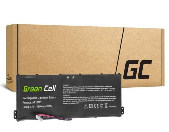 GREEN CELL Bateria AP16M5J 7,7V 4500mAh do Acer Aspire 3 A315 A114 A317 - AC55