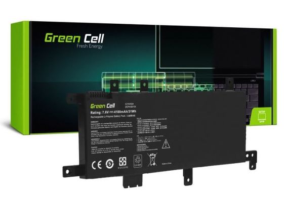 GREEN CELL Bateria C21N1634 7,6V 4100mAh do Asus Vivobook 15 R542 X542 F542 - AS160