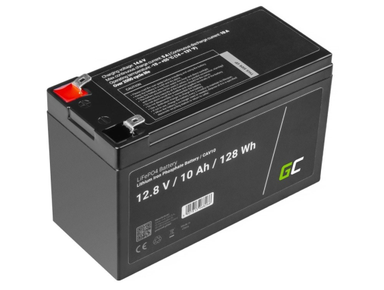 GREEN CELL Akumulator LiFePO4 12V 12,8V 10Ah - CAV10