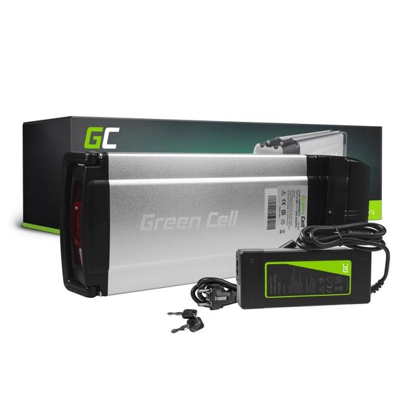 GREEN CELL Bateria bagażnikowa do E-BIKE 36V 12Ah 250W - EBIKE08STD