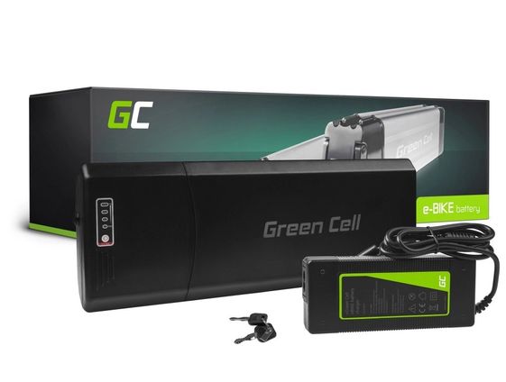 GREEN CELL Bateria bagażnikowa do E-BIKE 36V 10.4Ah 250W - EBIKE67STD