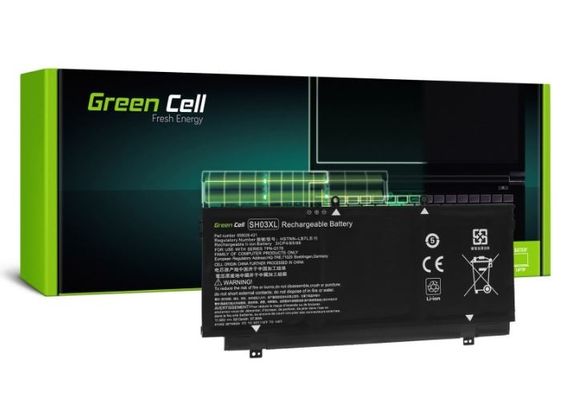 GREEN CELL Bateria do HP Spectre x360 SH03XL 11,55V 4,2Ah  - HP147
