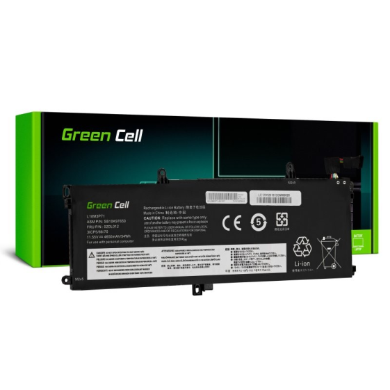 GREEN CELL Bateria L18M3P71 11,55V 4650mAh do Lenovo ThinkPad T590 T15 P15s  - LE170