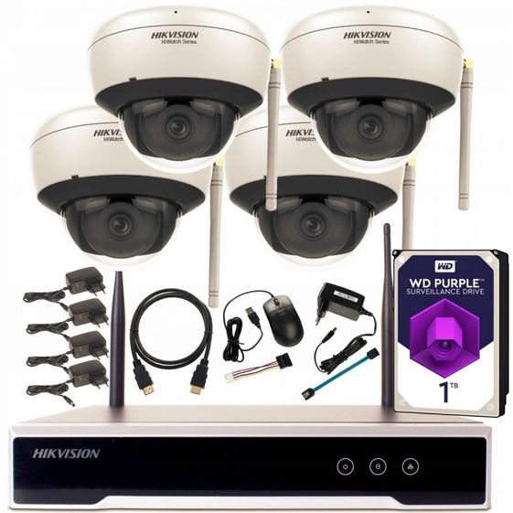 HIKVISION Kamera WIFIKIT-D4-4CH - 301501532