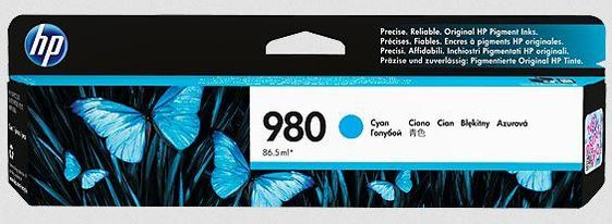 HP INC Tusz nr 980 Cyan D8J07A  - D8J07A