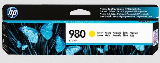 HP INC Tusz nr 980 Yellow D8J09A  - D8J09A